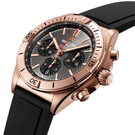 breitling chronomat 18k rose gold|breitling chronomat b01 42mm.